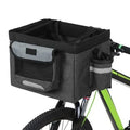 Foldable Bicycle Front Basket Pet Carrier Black Q7584