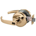 Bright Bronze Cylindrical Lock B25035
