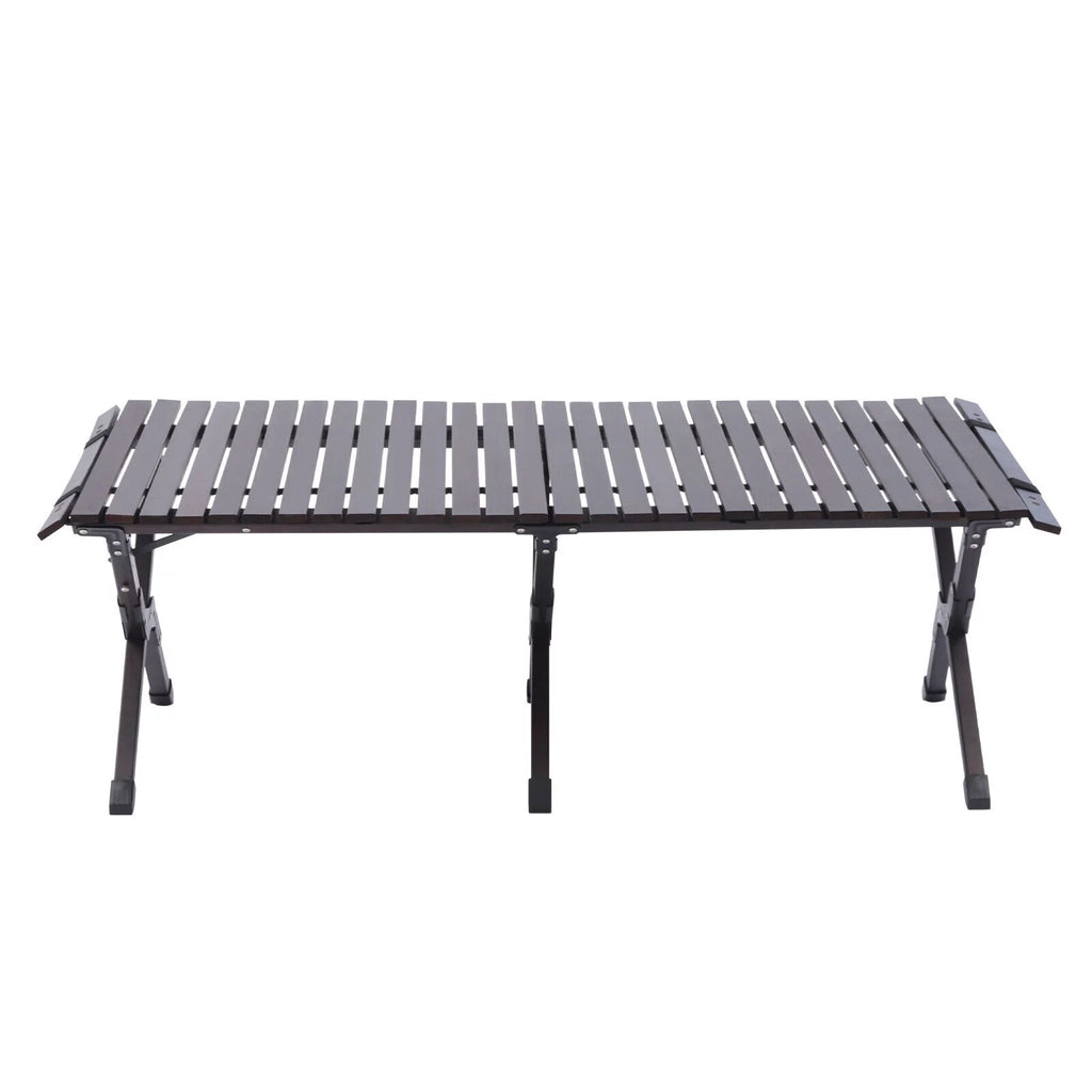 Portable Wood Folding Picnic Table Q929531
