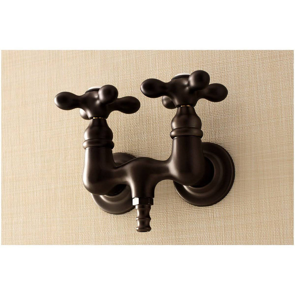 Polished Chrome Wall Mount Clawfoot Tub Faucet Z6807