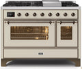 48 Dual Fuel Propane Gas Range Antique White B998310