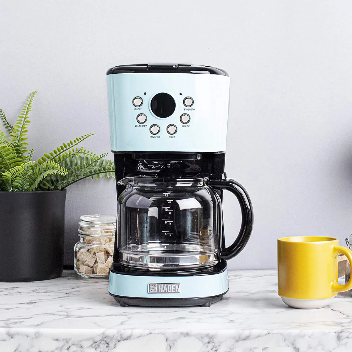 Blue 12 Cup Programmable Coffee Maker R617