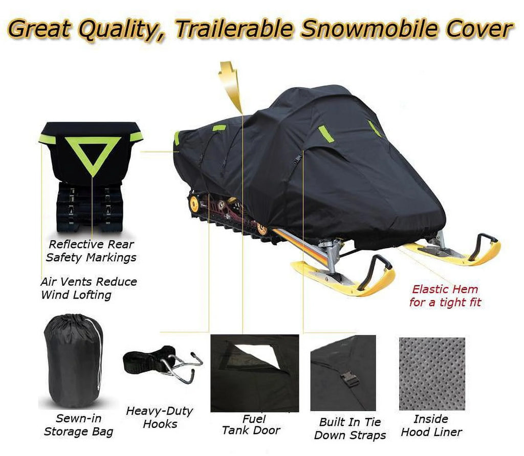 Trailerable 600 Denier Snowmobile Cover L6438
