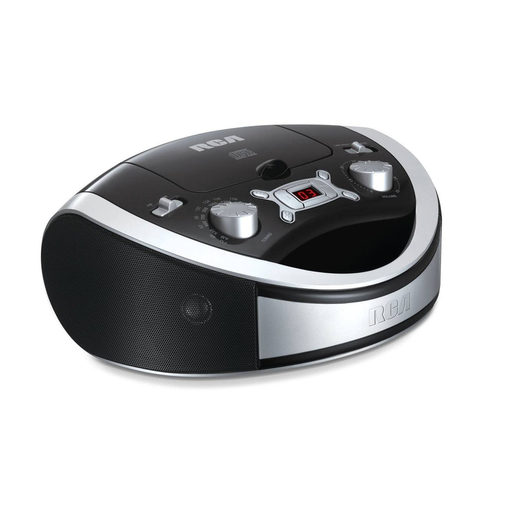 Portable CD Player with AM/FM Radio - Black E33102