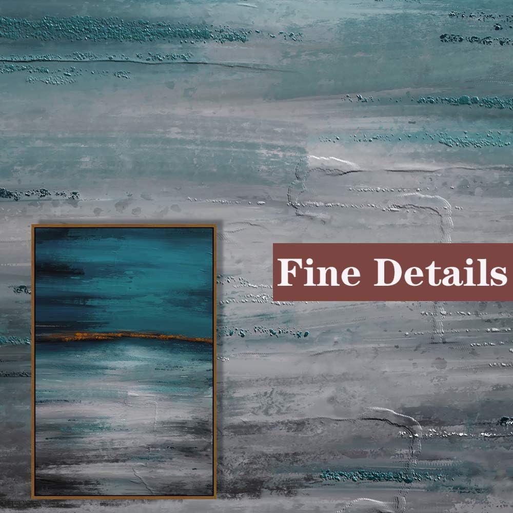 24x36 Framed Canvas Wall Art Abstract Texture R886