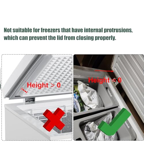 White Expandable Freezer Storage Bins 2-Pack R411288