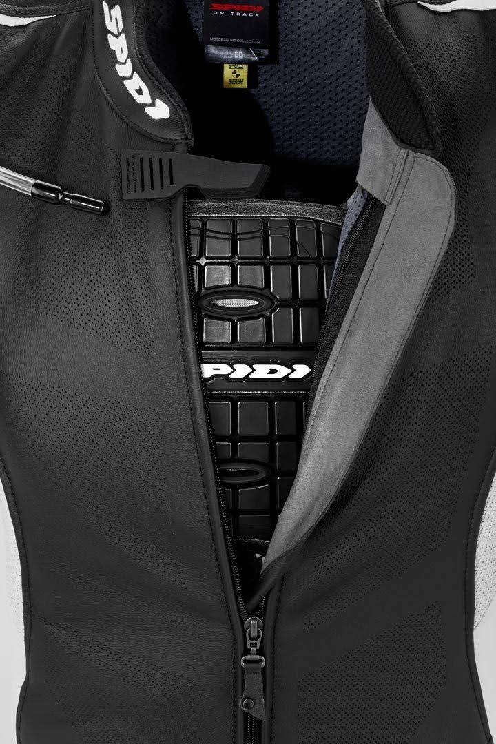 Black-White Leather Suit Z1868