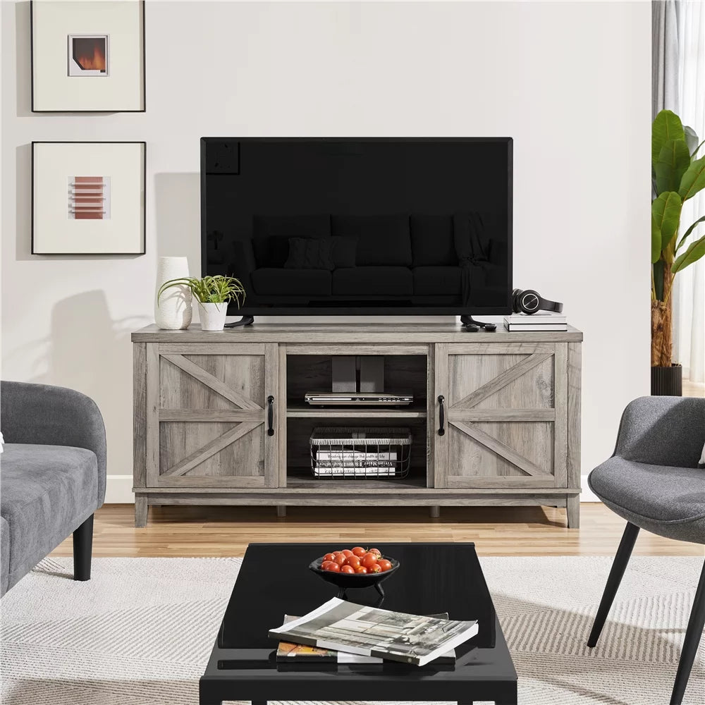 Gray Storage TV Stand V403