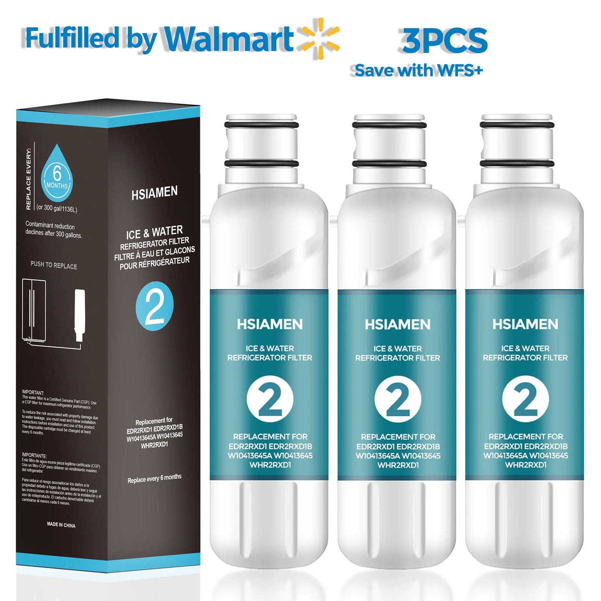 Water Filter Replacement 2-Pack U726