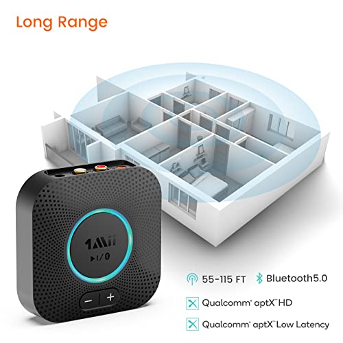 Bluetooth 5.2 Audio Receiver with RCA/3.5mm Outputs C458319