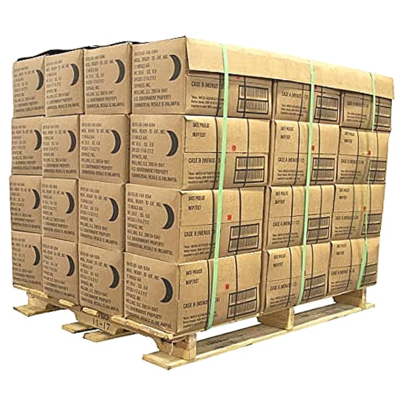 MRE Meal Kit Bundle Cases with Heater - Inspection Date 2025 or Better D930