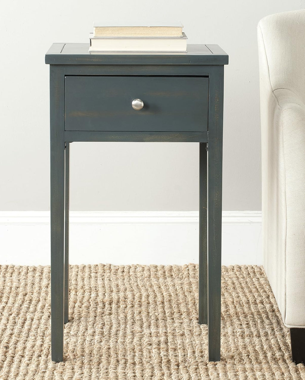 French Grey End Table T41798