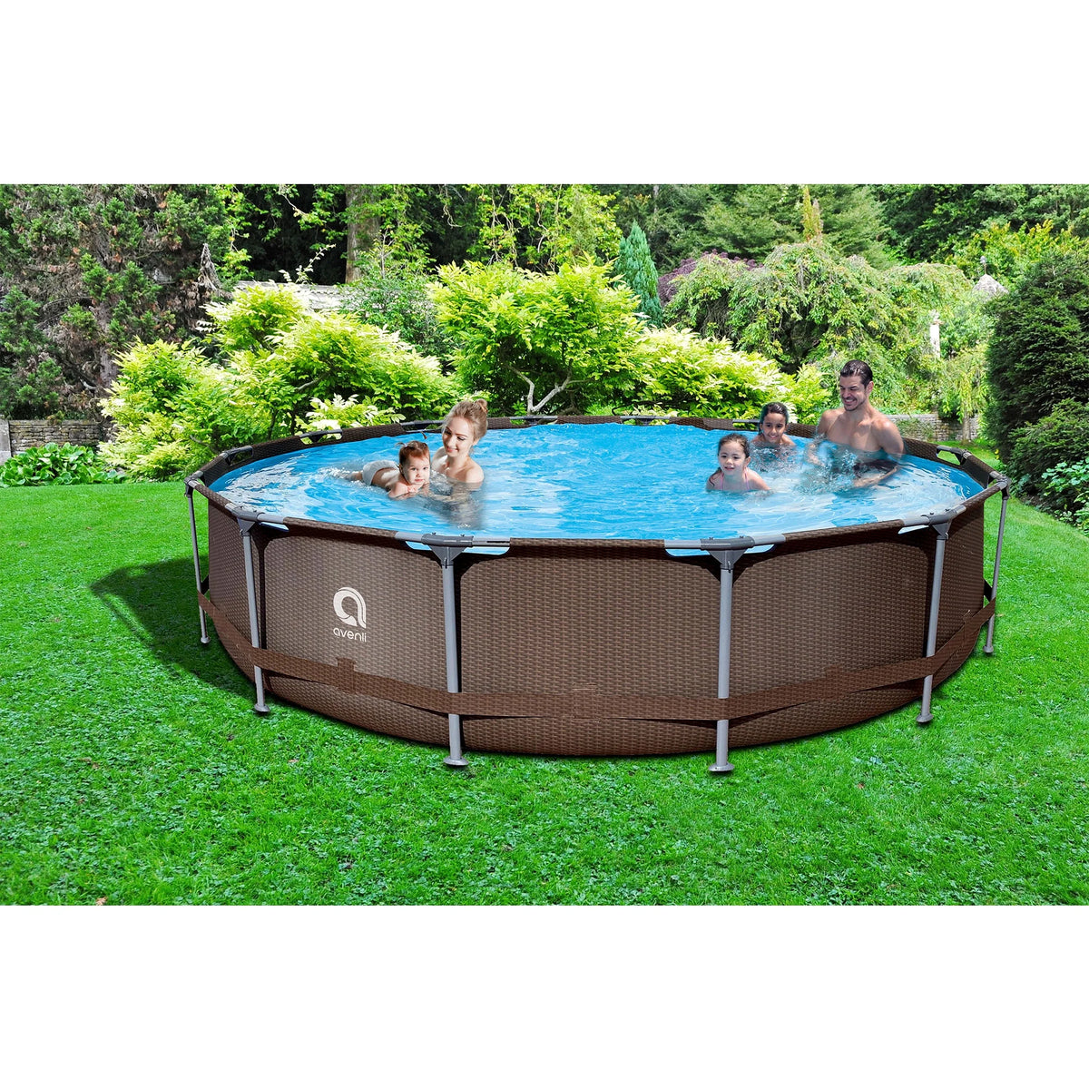 15 Foot x 33 Inch Steel Frame Above Ground Swimming Pool O2040
