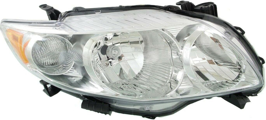 Passenger Side Right Headlight Compatible with 2009-2010 Toyota Corolla Japan Built Model F4008
