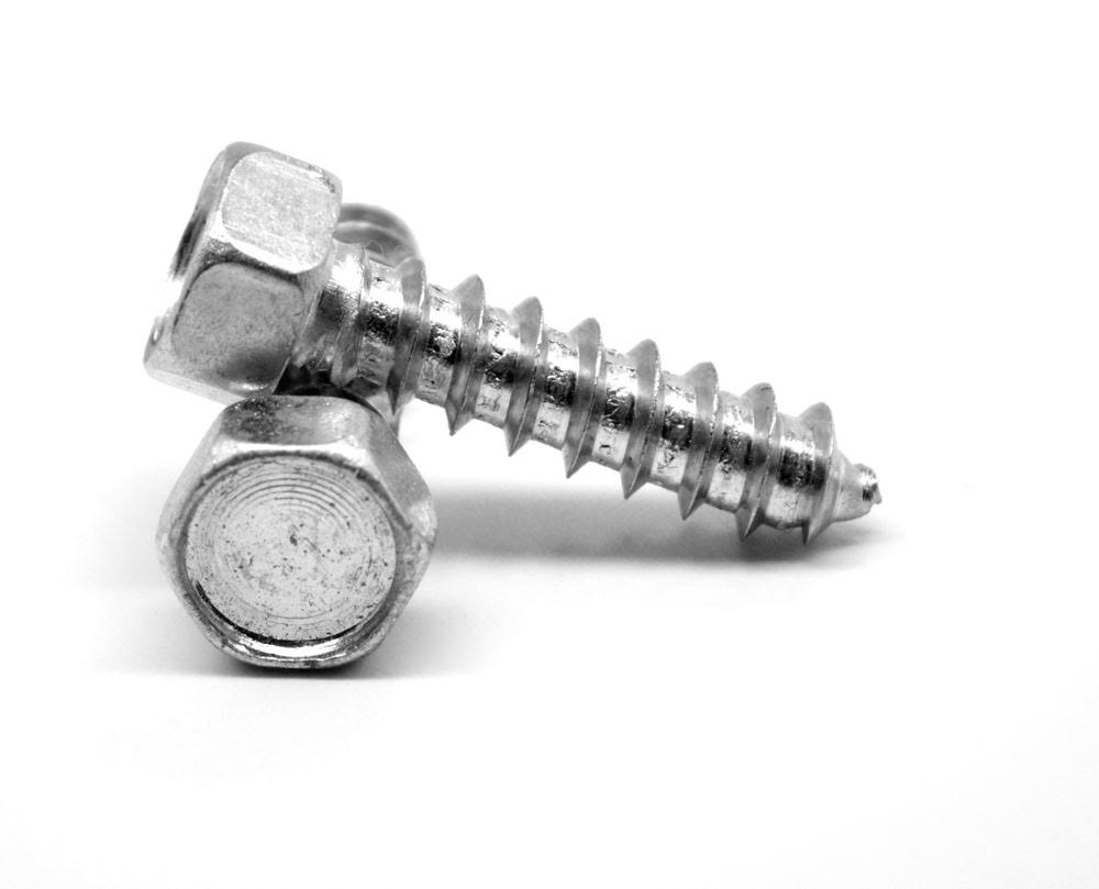 1/4-14 x 1/2 Sheet Metal Screw Indented Hex Head Type AB Zinc Plated Q47560