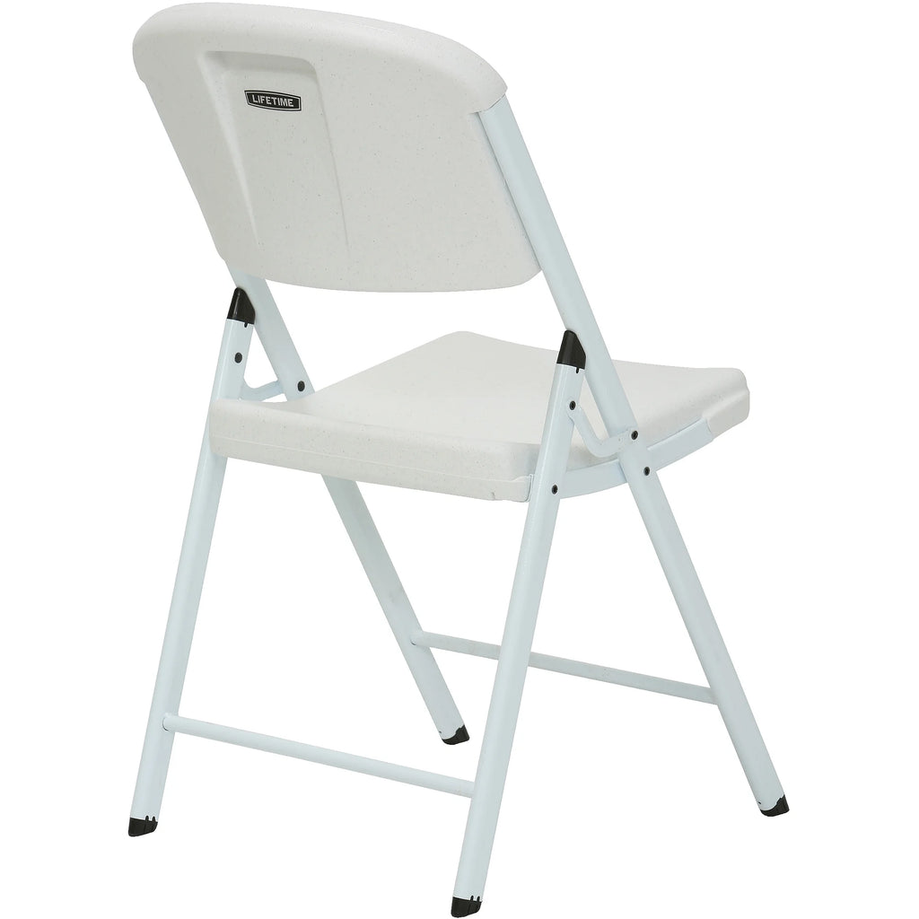 White Folding Chair Set of 4 T610774