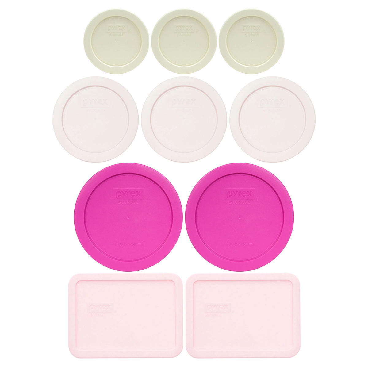 10 Lid Glassware C220396