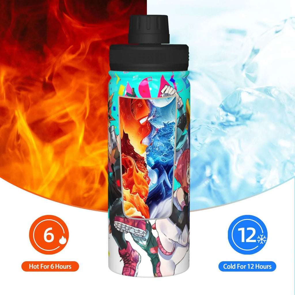 18OZ Insulated Stainless Steel Water Bottle U676279