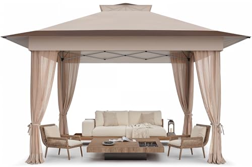 10x10ft Pop Up Canopy Tent with Wheel Cover Bag, White T93076