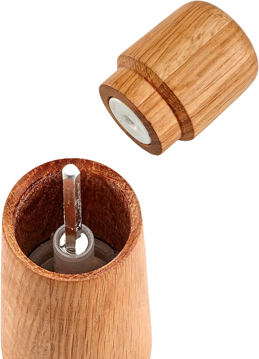 Oak Salt or Grinder with Ceramic Grinder G5134