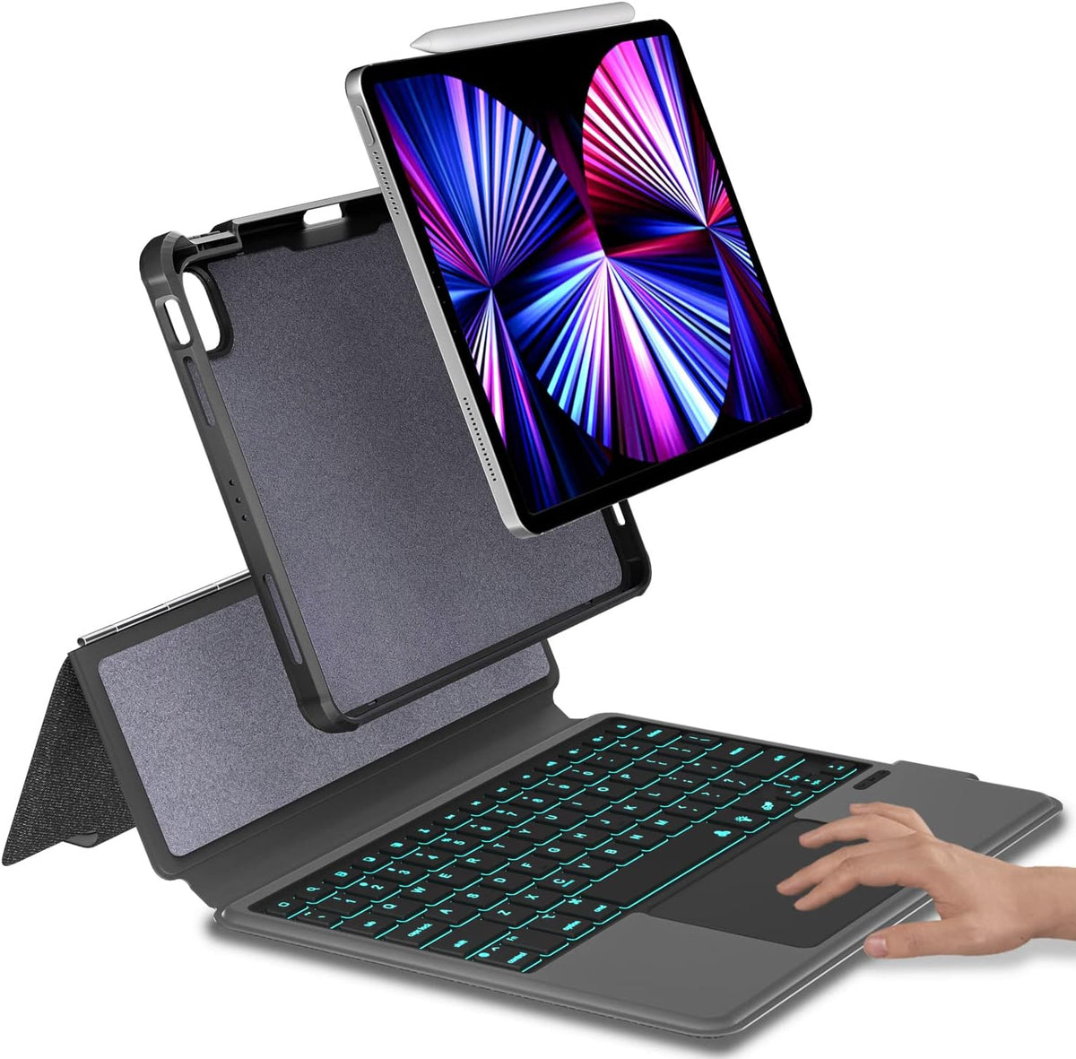 iPad Air 4th Keyboard Case 10.9/11 Black I7602
