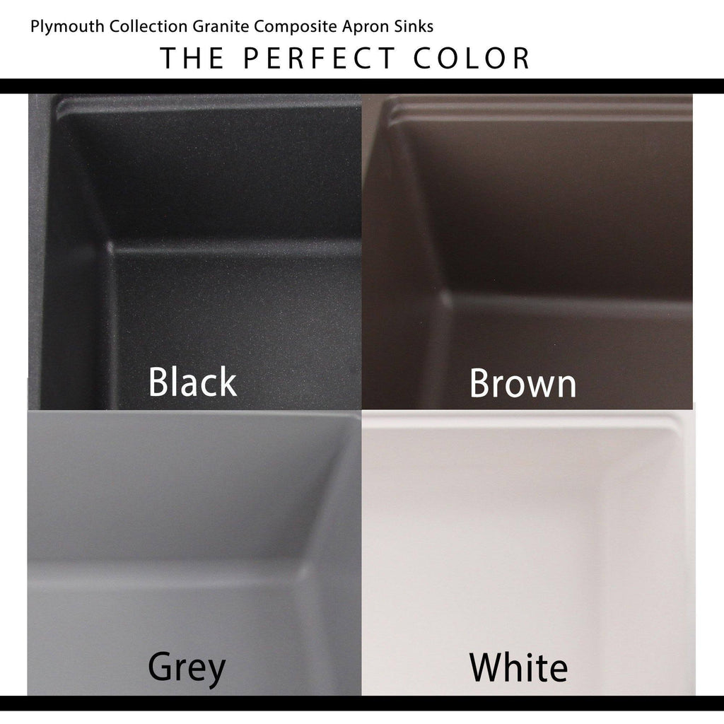 33-inch Reversible Granite Composite Apron Sink with Accessory Pack Q6114