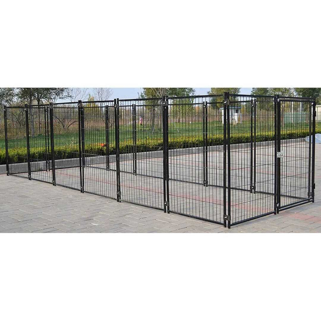 9 x 9 x 3.93 ft Modular Dog Exercise Fence T351880