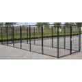 9 x 9 x 3.93 ft Modular Dog Exercise Fence T351880