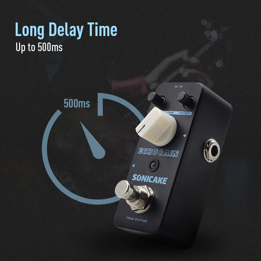 Analog-Style Hybrid Digital Delay Guitar Effects Pedal B4684