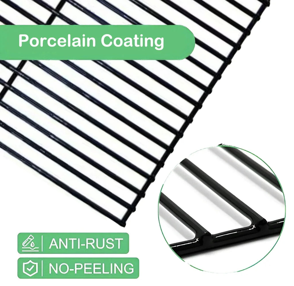 Set of Two 17 inch Grill Cooking Grates Replacement Parts for Gas Grills N315