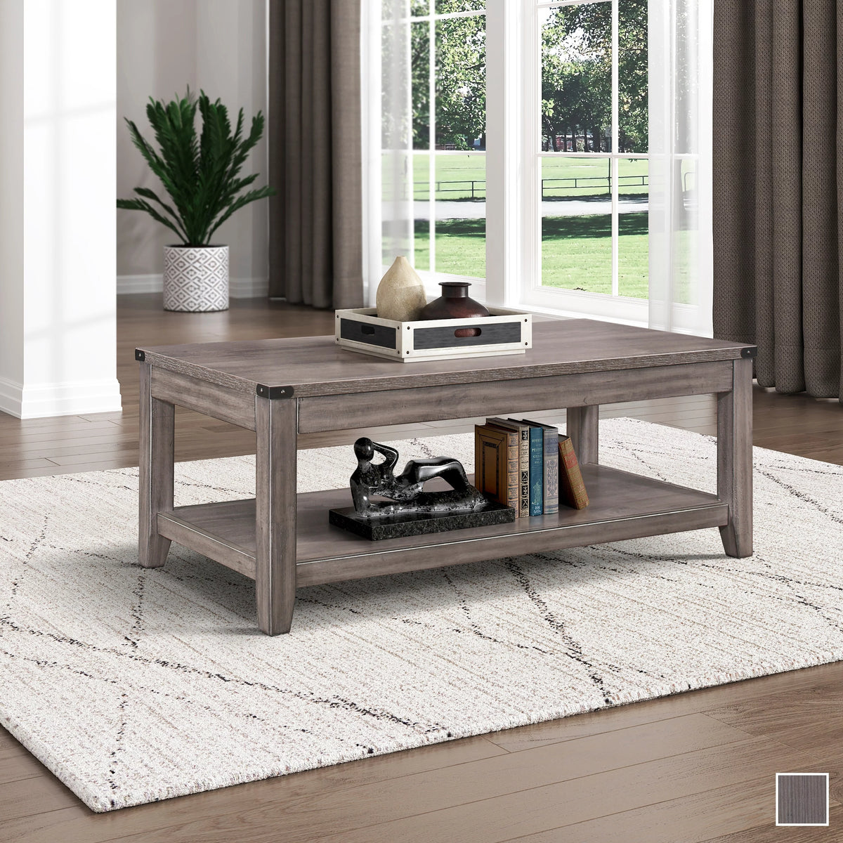Wood Lift-Top Coffee Table F468
