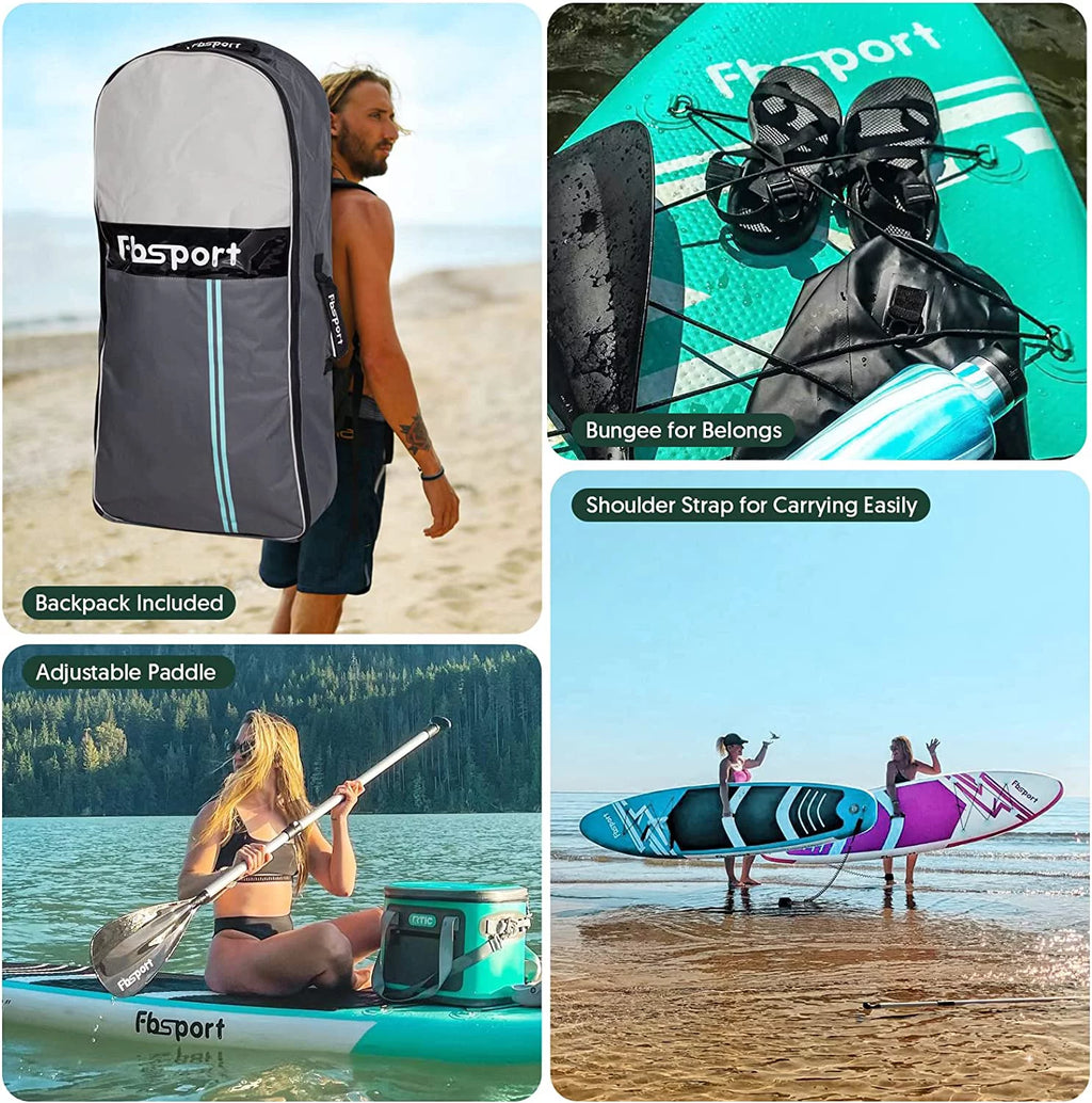11' Mint Green Inflatable Paddle Board E89914