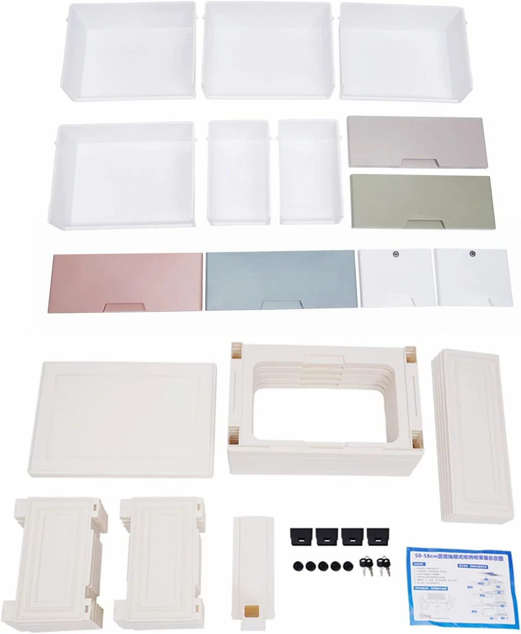 Plastic 6 Drawers Tall Dresser K83158