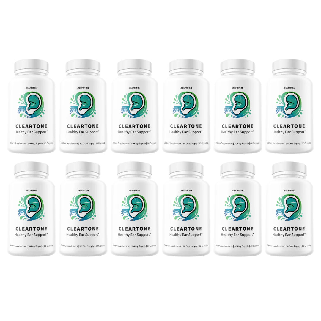 Hearing Relief Capsules for Tinnitus Support 12 Bottles V2130