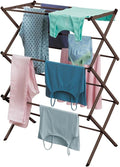 Bronze Tall Foldable Laundry Drying Rack H589517