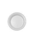 White Unlaminated Foam Plate Case of 1000 J7341