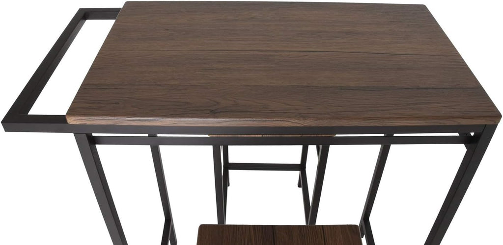 3 Piece Pub Table Set with 2 Stools U899039
