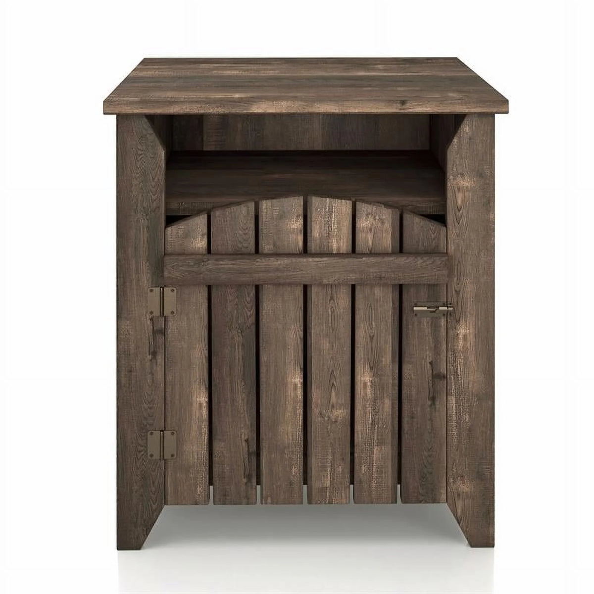 Oak Wood Storage Coffee Table and End Table Set G3589