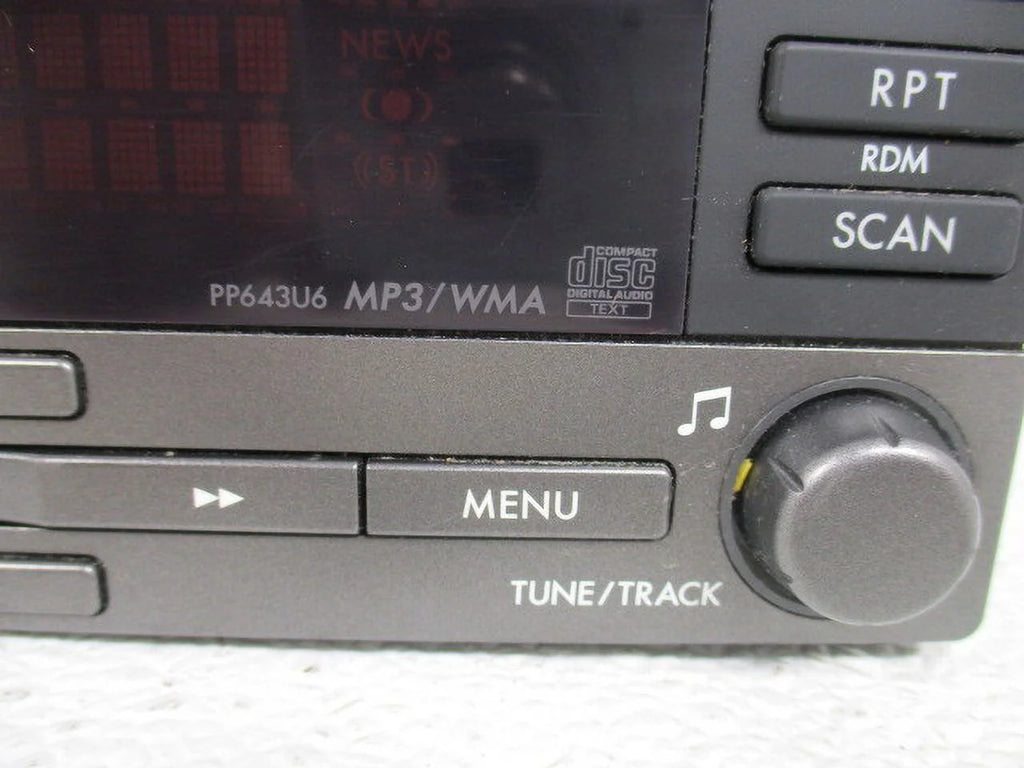 2009-2013 Subaru Forester MP3 6 CD Audio Satellite Radio Receiver OEM C8940