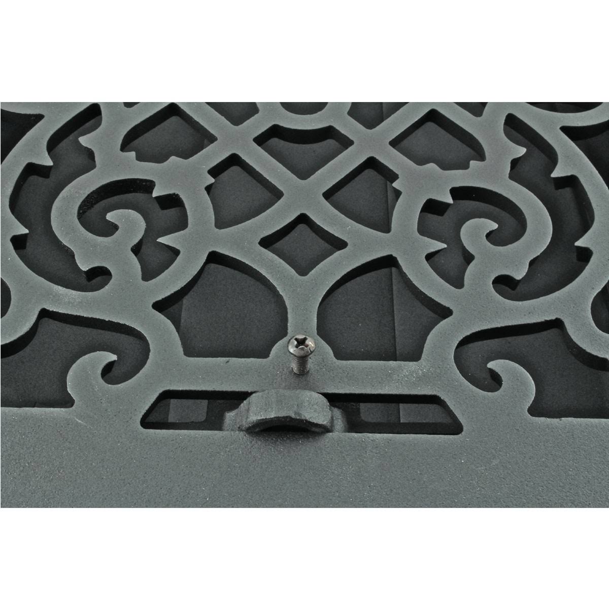 Cast 10 x 12 Duct Floor Heat Register Louver Vent M4579