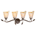 Black Walnut 4 Light Vanity H516