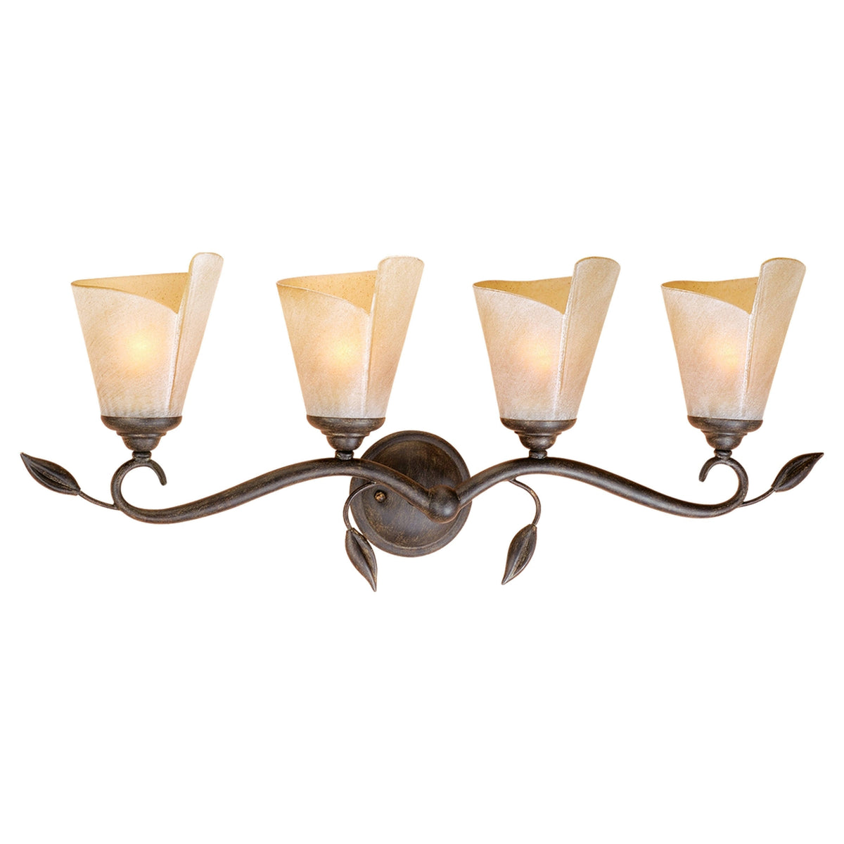 Black Walnut 4 Light Vanity H516