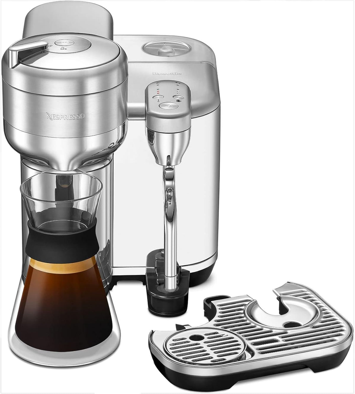 Brushed Stainless Steel Coffee and Espresso Maker Z235