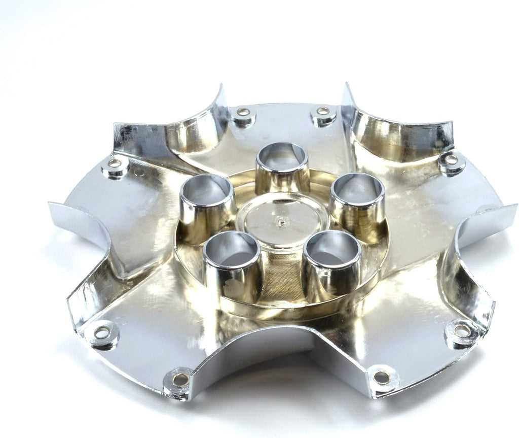 Set of 4 18 inch 5 Spoke Chrome Wheel Hub Center Caps J763227