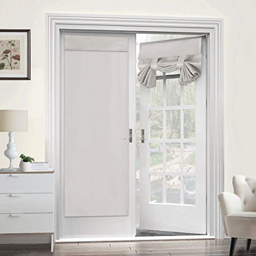 Cream Blackout Door Curtain 2 Panel W26 x L68 X735