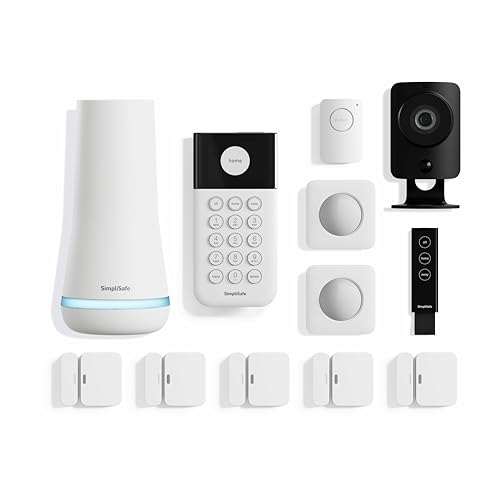 12 Piece Wireless Home Security System with HD Camera, White G656