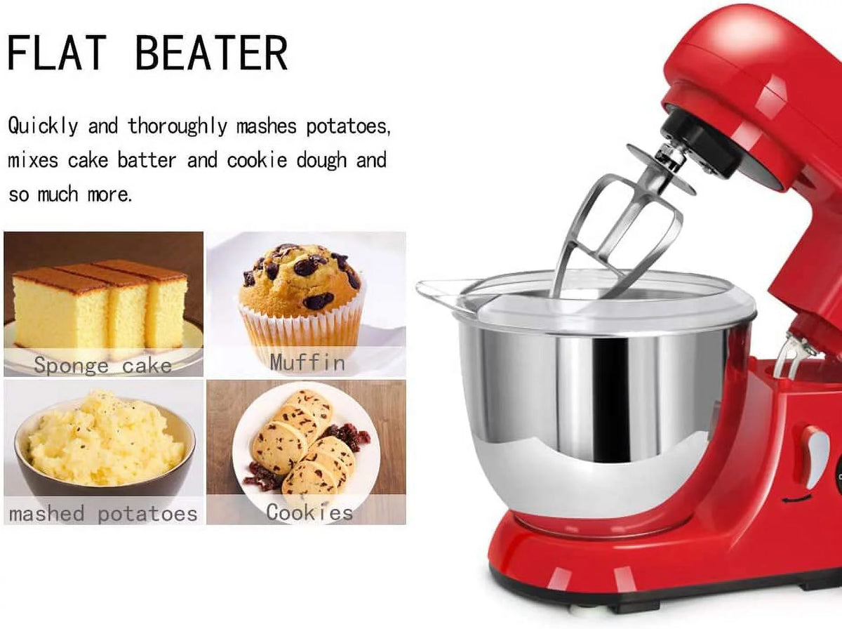 Red 5.5qt Standing Mixer G163