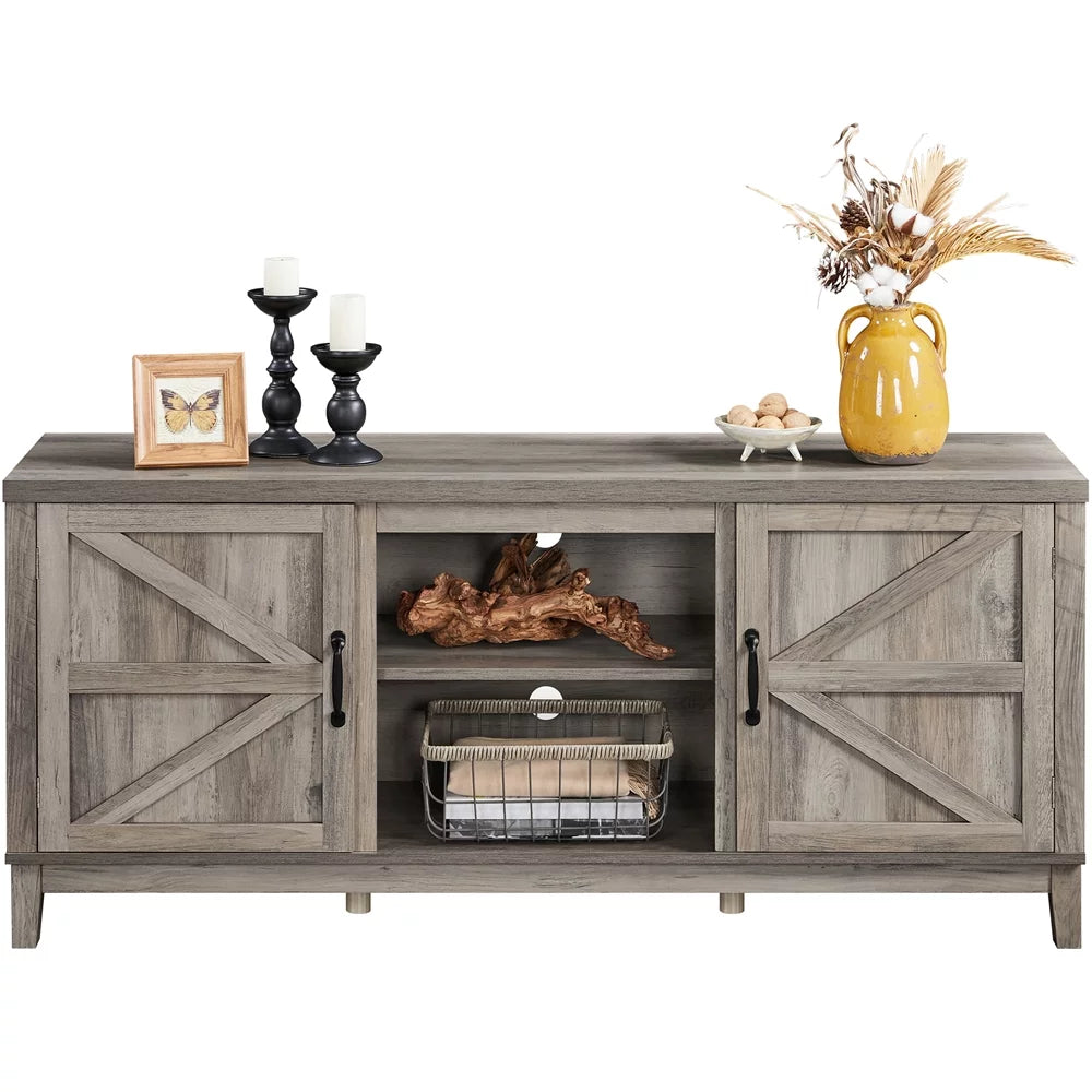 Gray Storage TV Stand V403