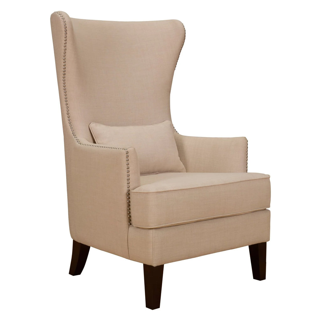 Chair with Chrome Nailhead Trim P547