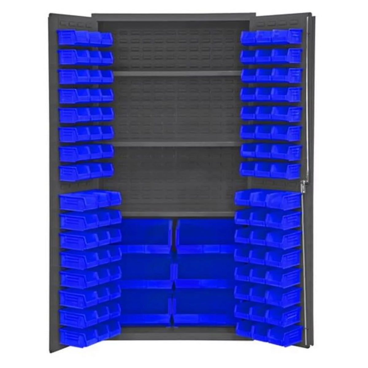 Gray Bin Cabinet L834869